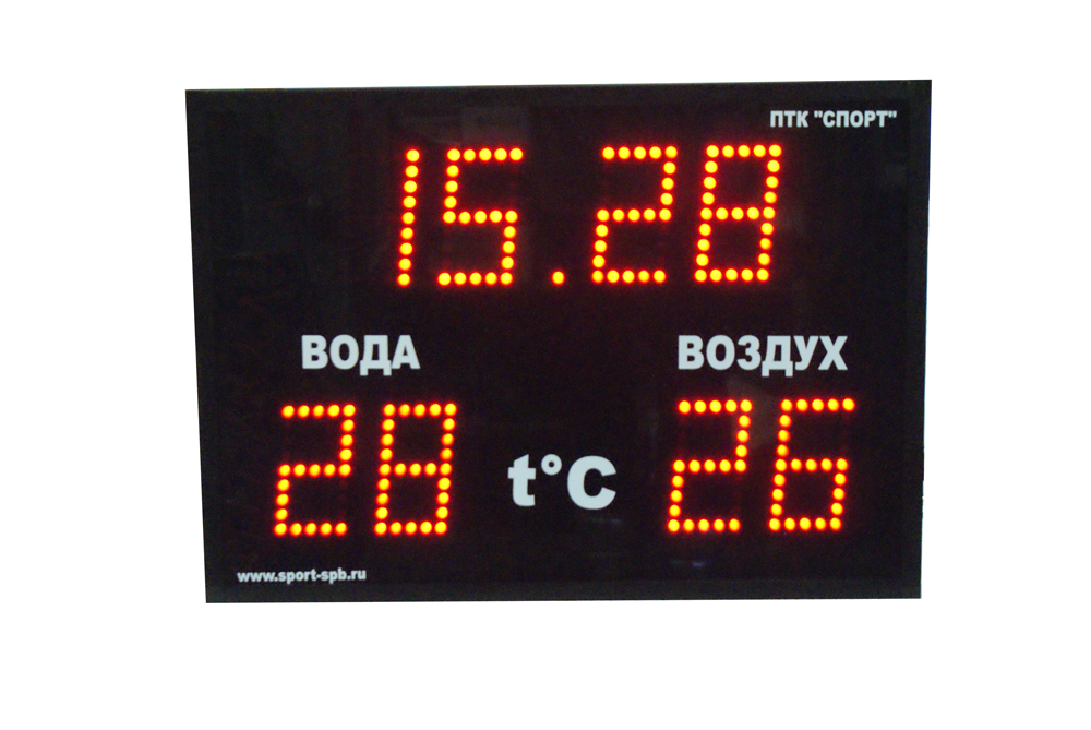 Часы-термометр - CT1.13-2t ПТК Спорт 017-0826 1000_669