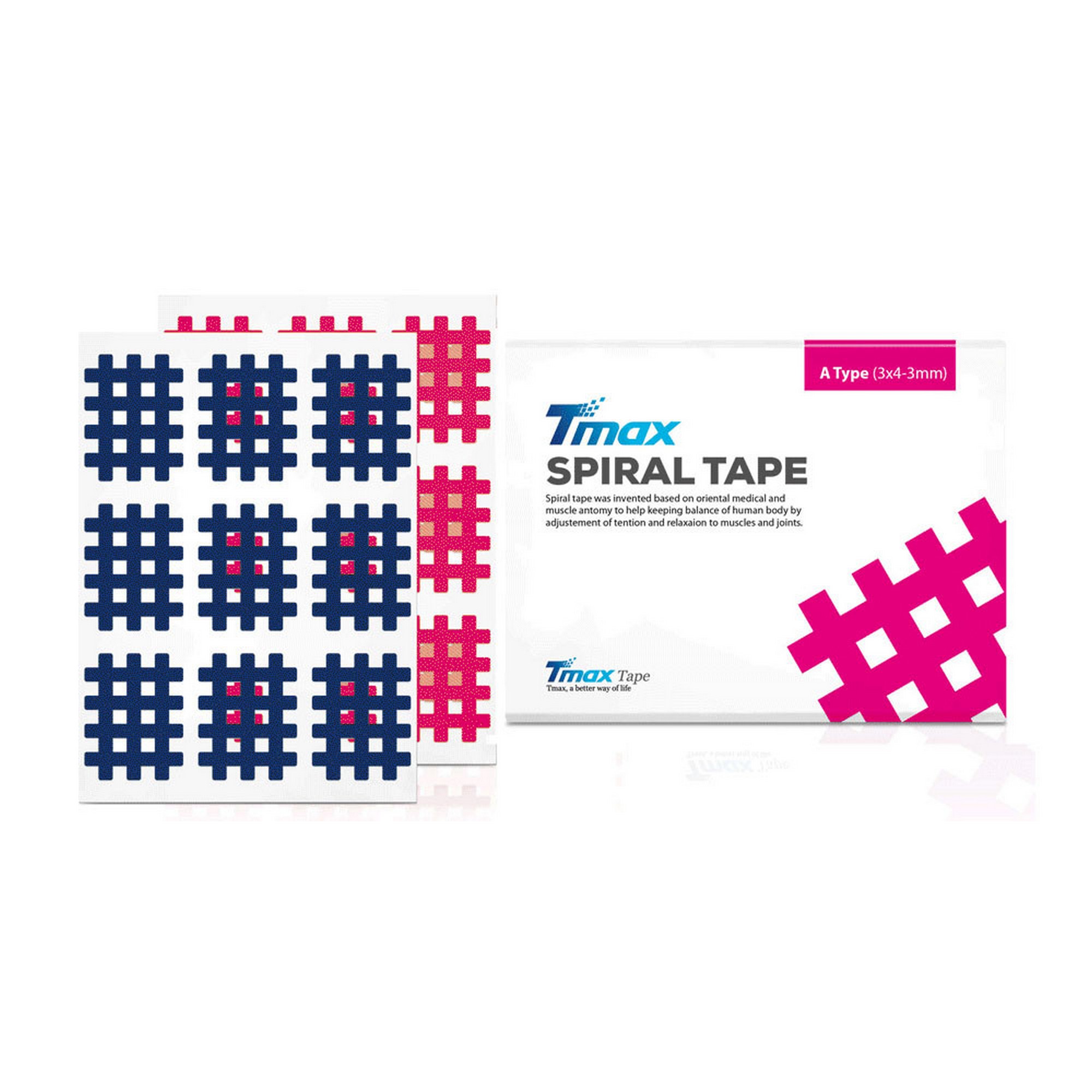 Кросс-тейп Tmax Spiral Tape Type A (20 листов) 423718 синий 2000_2000