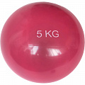 Медбол 5 кг, d19см Sportex MB5 красный 120_120