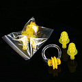 Набор для плавания в zip-lock, беруши и зажим для носа (желтый) Sportex E36868-4 120_120