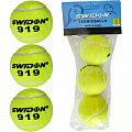 Мячи для большого тенниса Swidon 919 3 штуки (в пакете) E29374 120_120