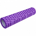 Ролик для йоги Sportex (фиолетовый) 61х13,5см ЭВА\АБС E29390 120_120