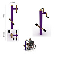 Тренажер для инвалидов колясочников Ручной и ножной велосипед Hercules УТМ-001 120_120