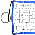 Сетка для пляжного волейбола любительская 8.5х1м, яч.10см, нить 3мм ПП FS-PV-№20 черная 120_120