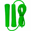 Скакалка Fortius Neon шнур 3 м в пакете (зеленая) 120_120