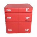 Набор плиобоксов Perform Better Extreme Foam Plyobox Set 3 3401 красный 120_120