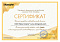 Сертификат на товар Пластиковые качели-диск Лиана Kampfer 53655 Синий